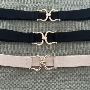 Elastic Waist Belt - Black